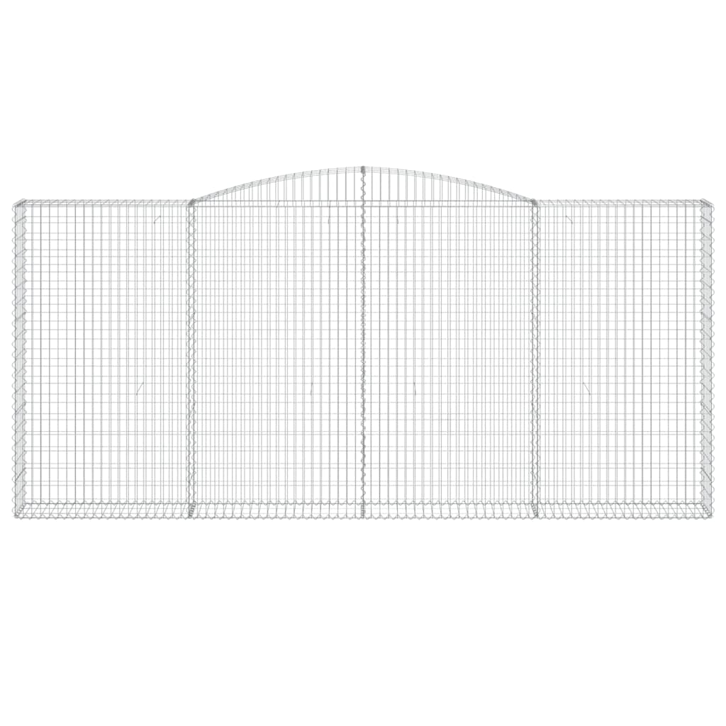 Schanskorf Gewelfd 400X30X180/200 Cm Gegalvaniseerd Ijzer 400 x 30 x 180/200 cm