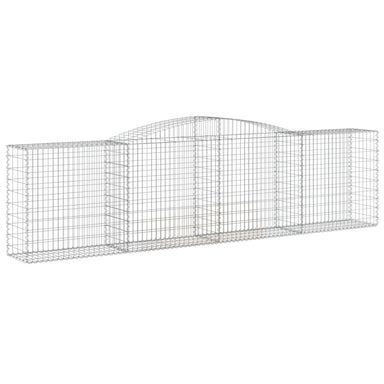 Schanskorf Gewelfd 400X50X100/120 Cm Gegalvaniseerd Ijzer 400 x 50 x 100/120 cm