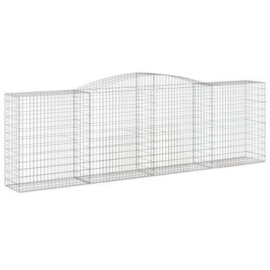 Schanskorf Gewelfd 400X50X120/140 Cm Gegalvaniseerd Ijzer 400 x 50 x 120/140 cm