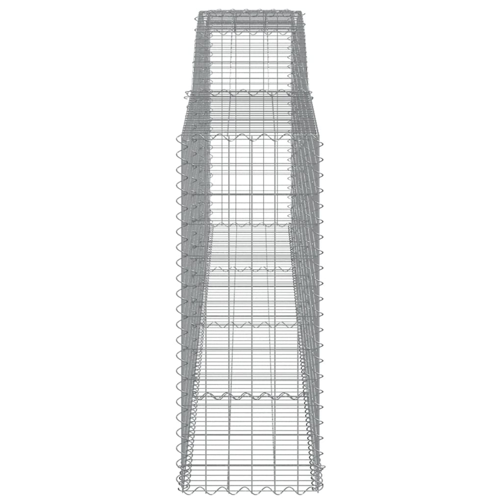 Schanskorf Gewelfd 400X50X120/140 Cm Gegalvaniseerd Ijzer 400 x 50 x 120/140 cm
