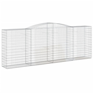 Schanskorf Gewelfd 400X50X140/160 Cm Gegalvaniseerd Ijzer 400 x 50 x 140/160 cm