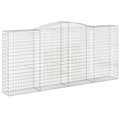 Schanskorf Gewelfd 400X50X180/200 Cm Gegalvaniseerd Ijzer 400 x 50 x 180/200 cm