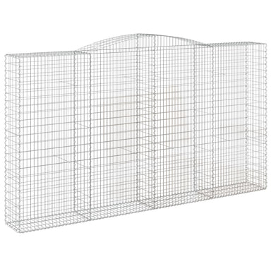 Schanskorf Gewelfd 400X50X220/240 Cm Gegalvaniseerd Ijzer 1 400 x 50 x 220/240 cm