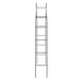 Tuinbogen 2 st 120x38x260 cm staal zwart