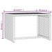 Ligbedden 2 st met tafel poly rattan grijs