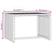 Ligbedden 2 st met tafel poly rattan zwart