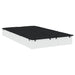 Ligbed met kussens 2-persoons poly rattan wit