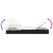 Ligbed 2-persoons met dak 213x118x97 cm poly rattan zwart