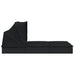 Ligbed 2-persoons met dak 213x118x97 cm poly rattan zwart