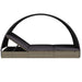 Ligbed 2-persoons met rond dak 211x112x140 cm poly rattan grijs