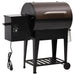 Pelletbarbecue met bodemplaat 94 cm ijzer zwart