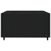 4-delige Loungeset met kussens poly rattan zwart