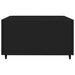 4-delige Loungeset met kussens poly rattan zwart