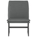 Loungestoel 52x75x76 cm stof donkergrijs