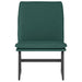 Loungestoel 52x75x76 cm stof donkergroen