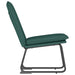 Loungestoel 52x75x76 cm stof donkergroen