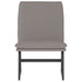 Loungestoel 52x75x76 cm stof taupe