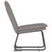 Loungestoel 52x75x76 cm stof taupe