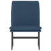Loungestoel 52x75x76 cm stof blauw