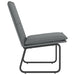 Loungestoel 54x75x76 cm kunstleer grijs
