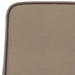 Loungestoel 54x75x76 cm kunstleer cappuccinokleurig