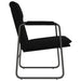 Loungestoel 55x64x80 cm stof zwart