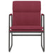 Loungestoel 55x64x80 cm stof wijnrood
