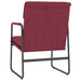 Loungestoel 55x64x80 cm stof wijnrood