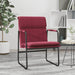 Loungestoel 55x64x80 cm stof wijnrood