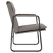 Loungestoel 55x64x80 cm stof taupe