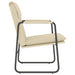 Loungestoel 55x64x80 cm stof crèmekleurig