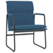 Loungestoel 55x64x80 cm stof blauw