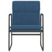 Loungestoel 55x64x80 cm stof blauw