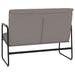 Bankje 100x64x80 cm stof taupe