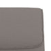 Bankje 100x64x80 cm stof taupe