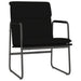 Loungestoel 55x64x80 cm kunstleer zwart