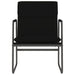 Loungestoel 55x64x80 cm kunstleer zwart