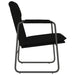 Loungestoel 55x64x80 cm kunstleer zwart