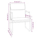 Loungestoel 55x64x80 cm kunstleer zwart