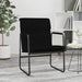 Loungestoel 55x64x80 cm kunstleer zwart