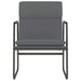 Loungestoel 55x64x80 cm kunstleer grijs