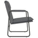 Loungestoel 55x64x80 cm kunstleer grijs