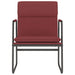 Loungestoel 55x64x80 cm kunstleer wijnrood