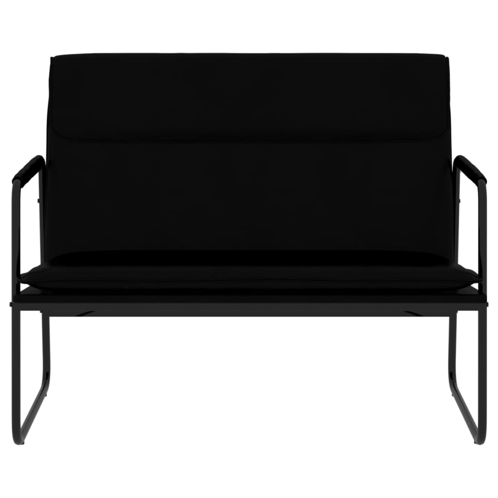 Bankje 100x64x80 cm kunstleer zwart
