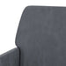 Fauteuil 62x79x79 cm fluweel donkergrijs