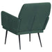 Fauteuil 62x79x79 cm fluweel donkergroen