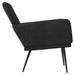 Fauteuil 62x79x79 cm fluweel zwart