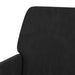 Fauteuil 62x79x79 cm fluweel zwart