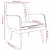 Fauteuil 62x79x79 cm fluweel geel