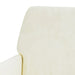 Fauteuil 62x79x79 cm fluweel crèmekleurig